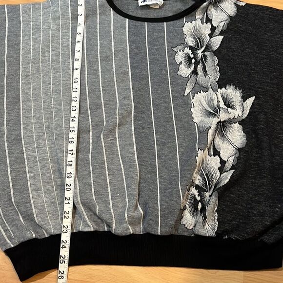 Vintage Top Notch Oversized Floral Sweater with Shoulder Pads size X-Large - Picture 11 of 11